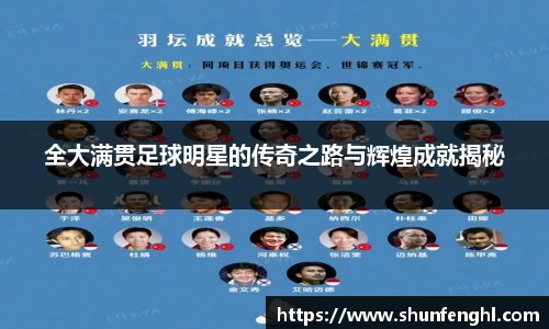 全大满贯足球明星的传奇之路与辉煌成就揭秘